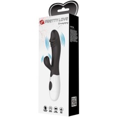 Vibrator stimulator punct G si clitoris Pretty Love - Snappy G-Spot Negru 30