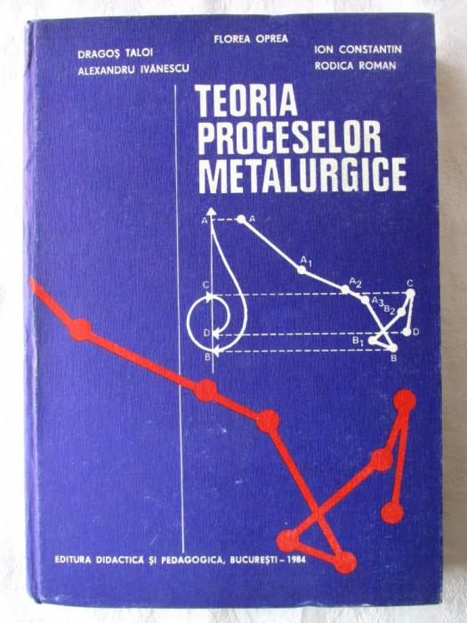 &quot;TEORIA PROCESELOR METALURGICE&quot;, Ed. II, Florea Oprea si colectiv, 1984
