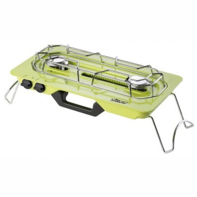 Aragaz smart camping, portabil, 2 arzatoare, aprindere piezo-electrica, 57.5x24x17 cm, Meva GartenVIP DiyLine foto