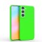 Husa silicon cu microfibra compatibila cu Samsung S22 Plus ; S22+ Verde Neon