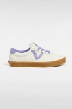 Vans adidasi de piele &icirc;ntoarsă pentru copii Sport Low culoarea gri, VN000CQR6PH1