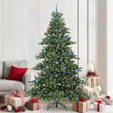 VidaXL Brad de Crăciun artificial cu ramuri articulare 210cm PVC 3397686
