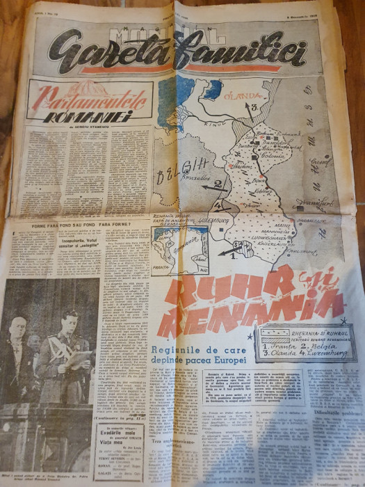 mondial gazeta familiei 8 decembrie 1946-regele mihai si petru groza