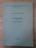 Mircea Constantinescu - Curs de logica (fascicola 1)