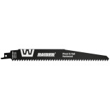 Lama pentru fierastrau sabie Raider W&amp;N 228 mm, 5 TPI, pentru lemn cu cuie
