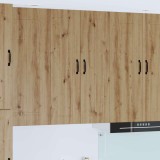 vidaXL Dulap suspendat de bucătărie Stejar Artizanal 60 x 31 x 100 cm 885144