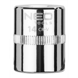 Tubulara hexagonala scurta superlock 1/4&quot;, 14 mm Neo Tools 08-232 HardWork ToolsRange, NEO-TOOLS