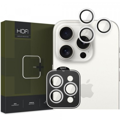 Folie de protectie Camera spate HOFI CamRing PRO+ pentru Apple iPhone 15 Pro Max / 15 Pro, Sticla Securizata foto