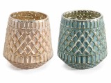 Cumpara ieftin Set 2 candele sticla 10.5x10.5 cm