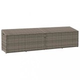 Gossi cutie de depozitare de gradina gri 220x50x58 cm poly ratan