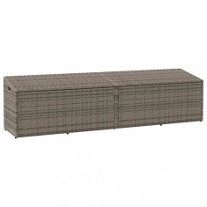 Gossi cutie de depozitare de gradina gri 220x50x58 cm poly ratan