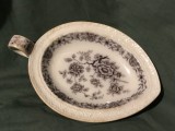 Piesa ovala cu maner din ceramica cu marcaj Gefle Porslinsfabrik anii 40-50 design Eugen Trost si Ruben Wallstrom !