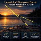Lansetă pentru Pescuit, Model Bolantino Plus, 2,70 m