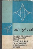 Cumpara ieftin Culegere de probleme de matematica pentru concursurile de admitere in invatamantul superior - Constantin Perju
