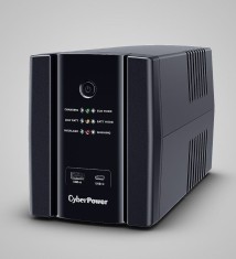 UPS CYBER POWER Line Int. cu manag,1500VA/ 900W,AVR,4xShucko,LED,2x 12 V/7.5Ah,Backup 60-90 min,incarc. 8h,con. USB,combo RJ45,charg USB-A/ USB-C,Gree