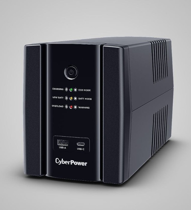 UPS CYBER POWER Line Int. cu manag,1500VA/ 900W,AVR,4xShucko,LED,2x 12 V/7.5Ah,Backup 60-90 min,incarc. 8h,con. USB,combo RJ45,charg USB-A/ USB-C,Gree