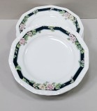 Sase farfurii din portelan, Rosenthal, Colectia Clasic Rosse, Germania, Secol XX