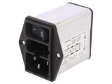 Conector Alimentare AC SCHURTER 6A 250VAC Soclu Tată C14 3-102-852