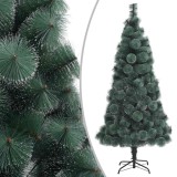 Cumpara ieftin Brad de Craciun artificial cu suport, verde, 120 cm, PET