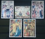 BC178, Belgia 1979, serie +timbru de la colita-picturi, Nestampilat