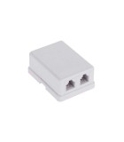 Priza 2x RJ11 telefon 6P4C dubla Cabletech