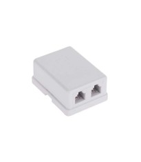 Priza 2x RJ11 telefon 6P4C dubla Cabletech