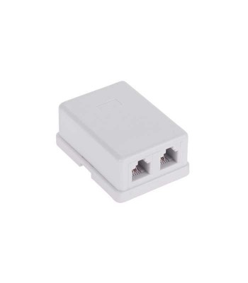 Priza 2x RJ11 telefon 6P4C dubla Cabletech foto