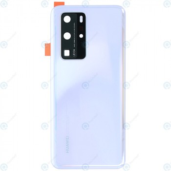 Huawei P40 Pro (ELS-NX9 ELS-N09) Capac baterie alb ca gheață 02353MMX foto