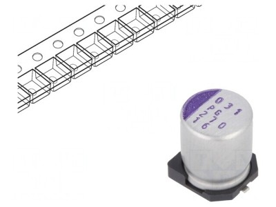 Condensator Polimeric Low ESR 270uF 16V SMD &amp;plusmn;20% foto
