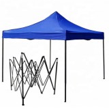 Pavilion Gradina cu Acoperis Impermeabil Cort Acordeon 3x3m Albastru