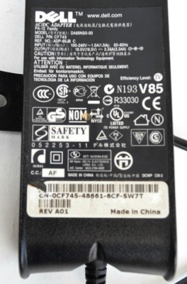 Incarcator laptop DELL- 3,32A / 19.5V / conector 7,4mm foto