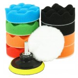Set bureti polish, pentru lustruit, 10 piese, 80 mm, Verke