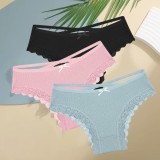 Cumpara ieftin Set 3 perechi de chiloti pentru dama, CH105, Multicolor