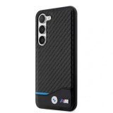 Cumpara ieftin Husa Cover BMW Carbon Blue Line pentru Samsung Galaxy S23 Plus Black