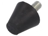 Picioruş vibro-absorbant &Oslash; 38mm Duritate Shore 55&plusmn;5 1117N