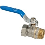 Robinet din alama cu bila FIxFE cu orificiu redus, 1/2&quot;, filet interior / exterior