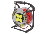 Prelungitor alimentare KEL 3x1,5mm2 4 prize 40m 16A roșu