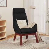 VidaXL Scaun de relaxare, negru, material textil