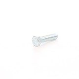 Surub cu cap hexagonal, filetat complet, otel, zincat alb, M5 x 20 mm