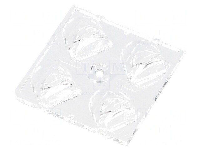 Lentilă LED pătrată transparentă 8mm