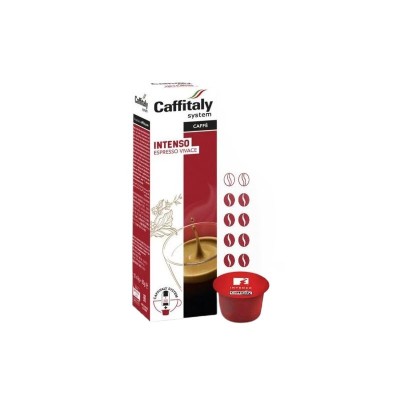 Capsule cafea Ecaffe Intenso Espresso Vivace, 10 capsule, compatibile CAFISSIMO foto