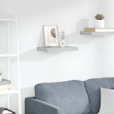 vidaXL Raft de perete suspendat, gri beton, 40x23x3,8 cm, MDF 326591
