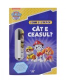 Cumpara ieftin Patrula Catelusilor. Cat e ceasul? Scrie si sterge