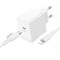Incarcator priza borofone bas13a pd 20w cu cablu lightning alb