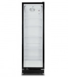 Vitrina frigorifica LDK VF350B, 350 l, Clasa C, Termostat reglabil, Iluminare LED, H 194.5 cm (Negru)