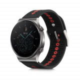 Cumpara ieftin Curea pentru Huawei Watch GT 2 Pro/Watch GT 2 (46mm), Kwmobile, Negru, Silicon, 58462.01