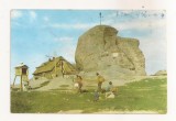 RF87 - Carte Postala - Muntii Bucegi, Cabana si Vf Omul, circulata 1962