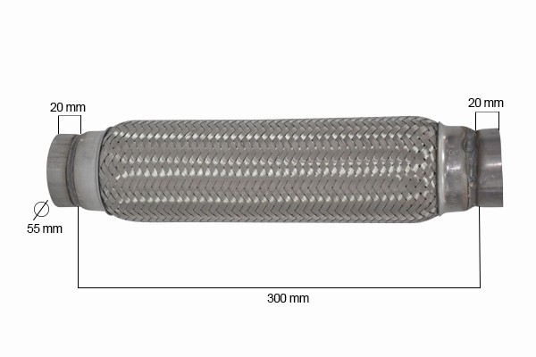 Racord Flexibil Inner &amp; Outer Braid (B) 55X300 Mm 42536 FL 60103