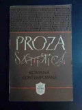 Proza Satirica Romana Contemporana - Anatol Ghermanschi, Valentin Silvestru ,543831, Astra