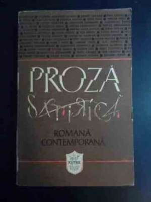 Proza Satirica Romana Contemporana - Anatol Ghermanschi, Valentin Silvestru ,543831 foto